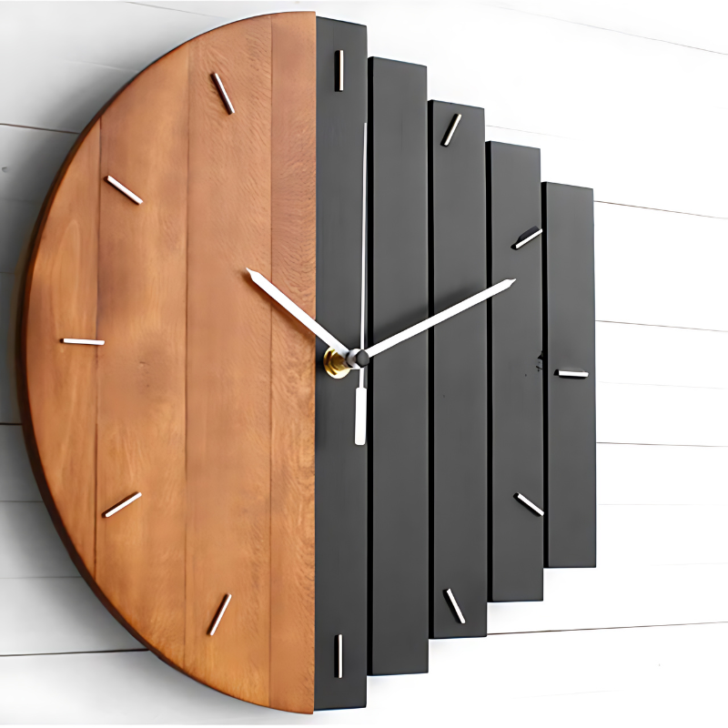 Skanto | ClarityTime | Stille veggklokke med tidløs minimalistisk design for elegante interiører