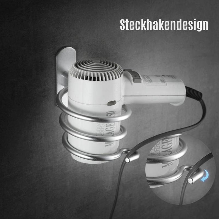 Skanto | Bad Aluminium multifunksjonell hårføner holder
