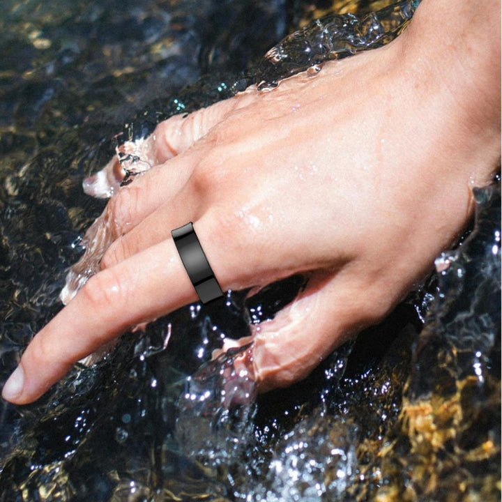 Skanto | Smart Ring Søvn- og Velvære Tracker - Vanntett Fitness Tracker Ring for Aktive Livsstiler - Helseovervåkingsenhet