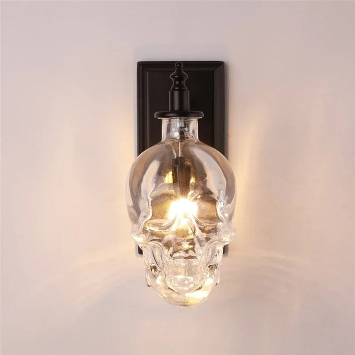 Skanto | Gotisk Hodeskalle Flaske Retro Vegglampe