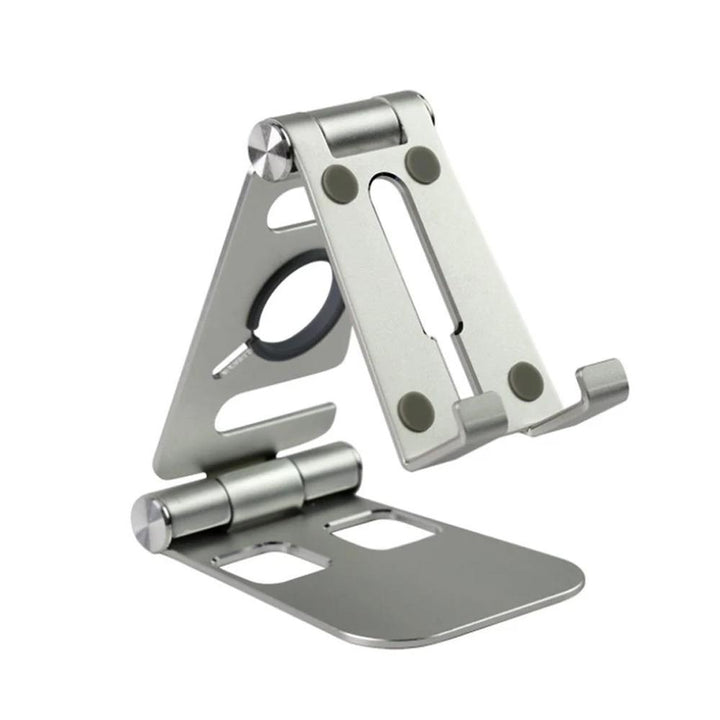 Multi-Fold Smartphone Stand i Aluminiumlegering | Skanto