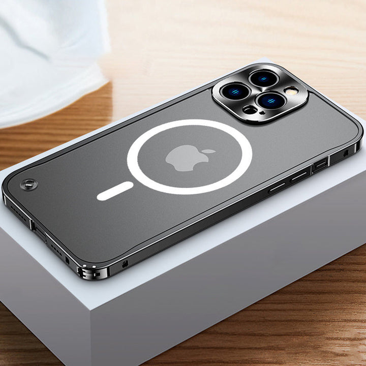 Skanto | Metallramme Magnetisk Ladetui For iPhone