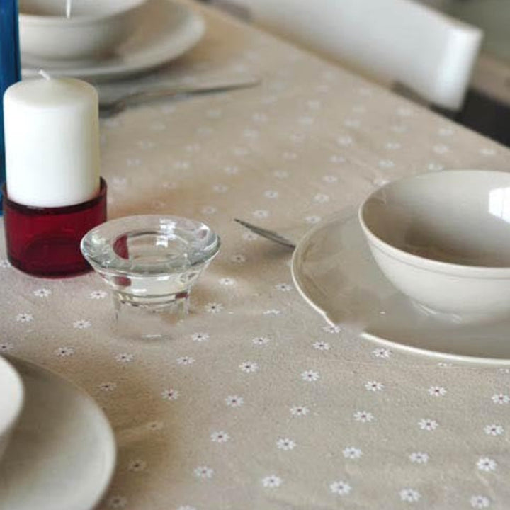 Skanto | Daisy Print Bomull Lin Tablett