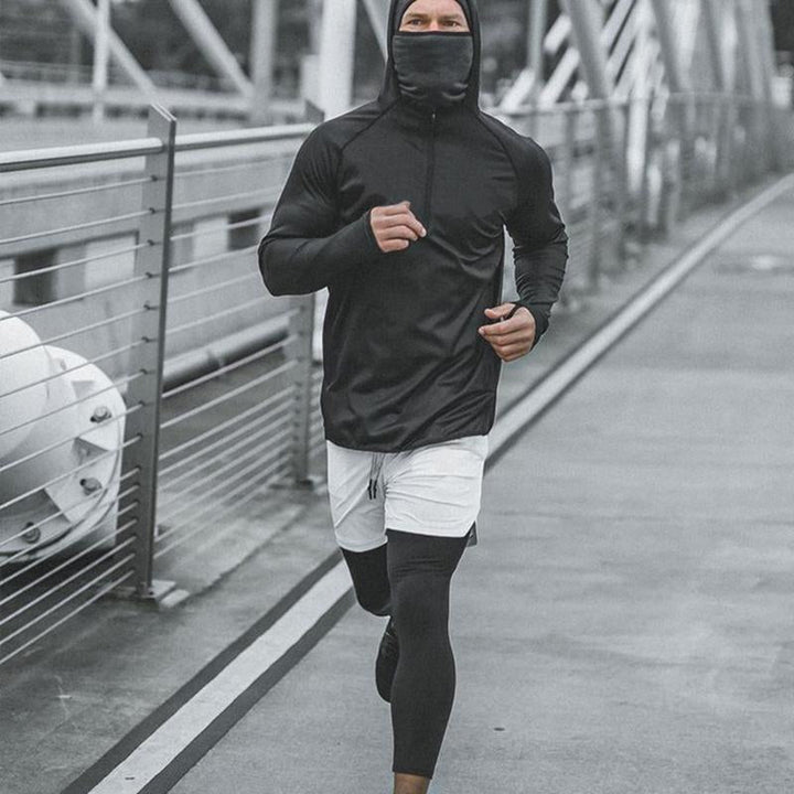 Skanto | Herre trening shorts med leggings
