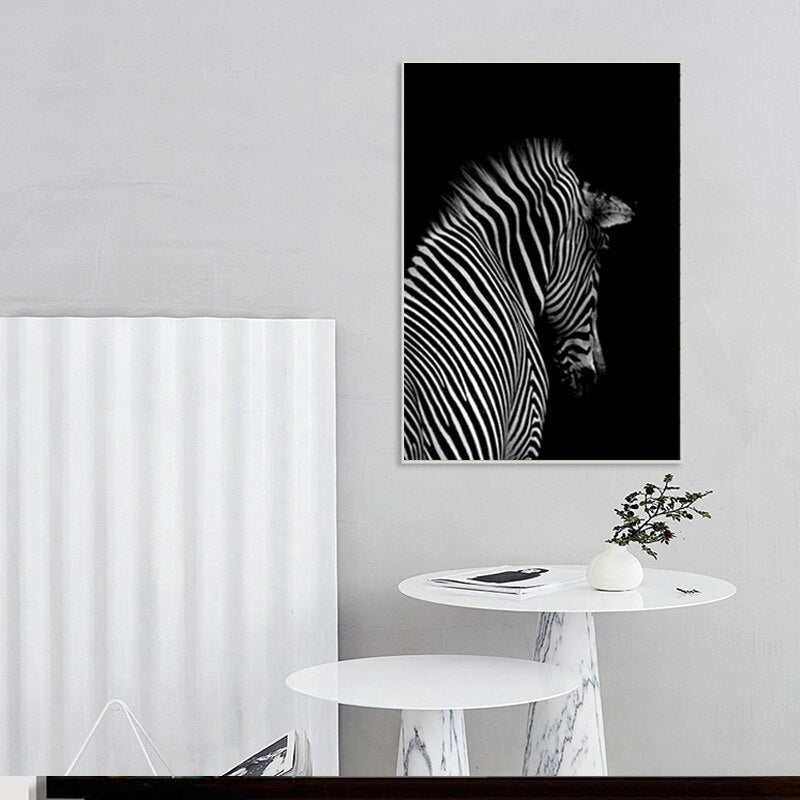Africa Village Store Cats - Canvas Wall Art Painting | Skanto