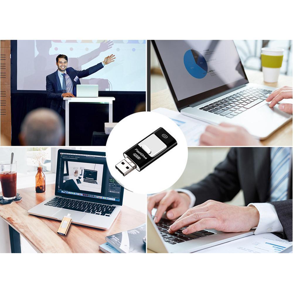 Skanto | Bærbar USB-minnepinne for iPhone, iPad og Android