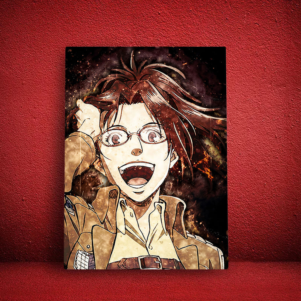 Morsomt anime-jente – lerretbilde