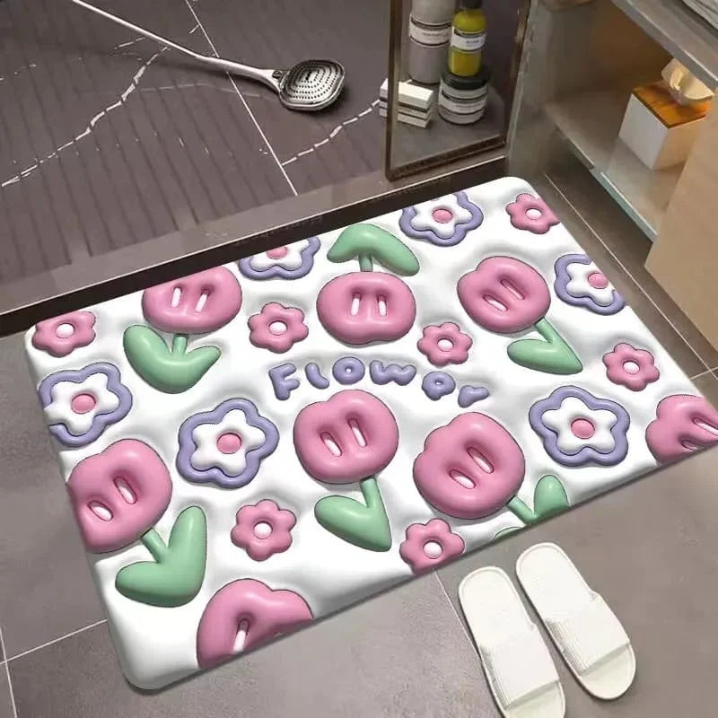 3D Visuell Anti-skli Absorberende Matte Skanto