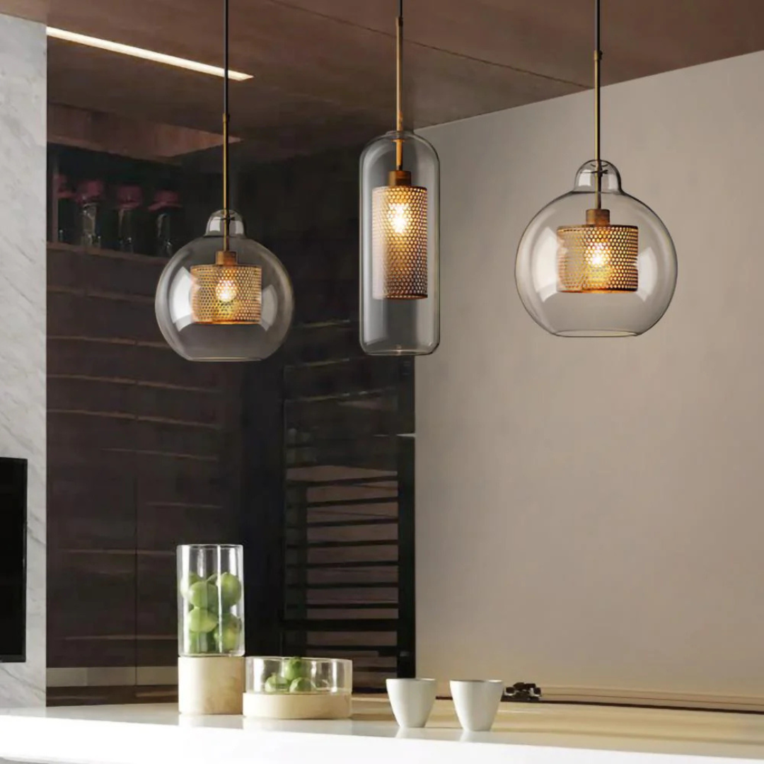 Skanto | Design Pendellampe Spisebord Laget av Glass