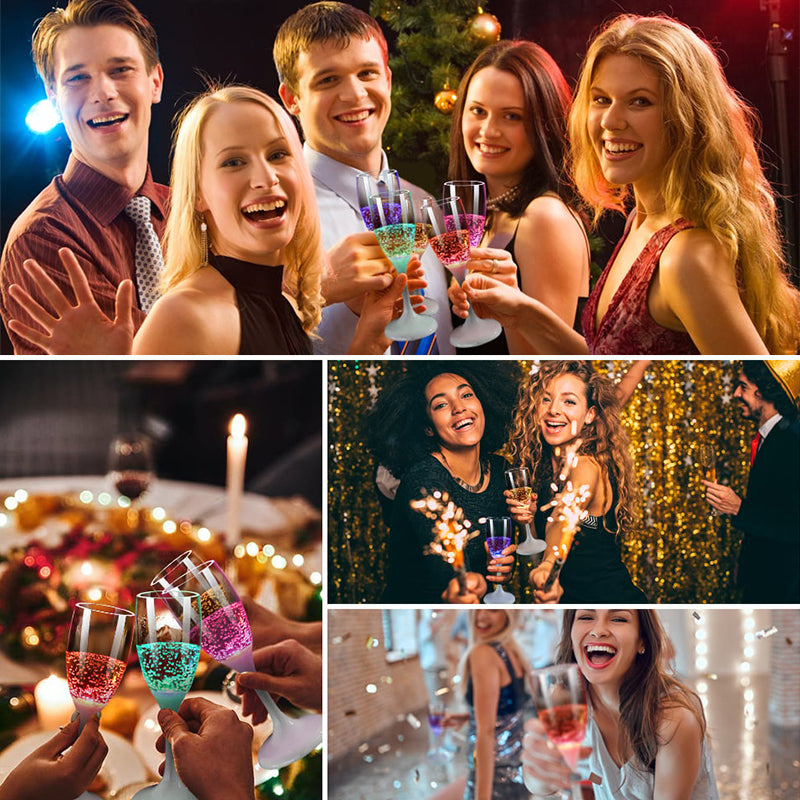 Skanto | LED belyst champagneglass