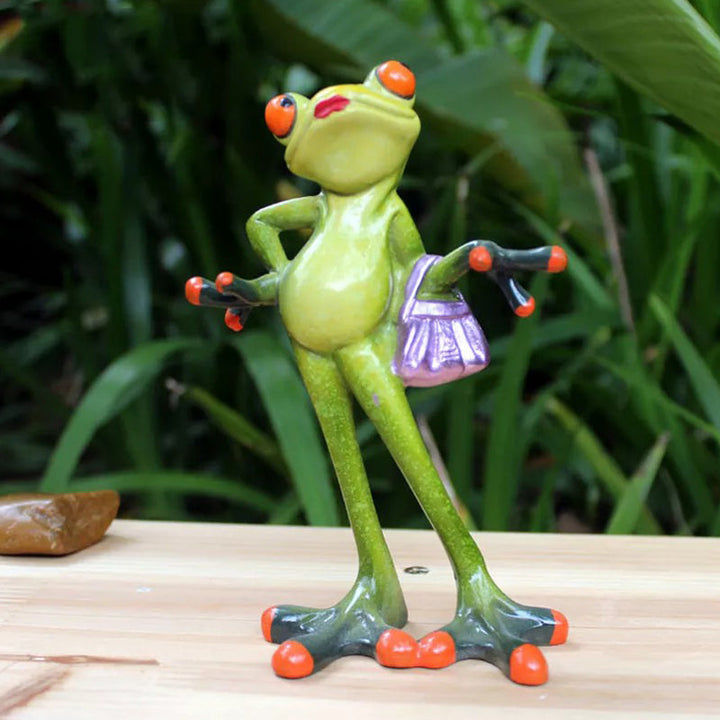 Skanto | Festival Frog Resin Crafts Frog Pastoral Ornament