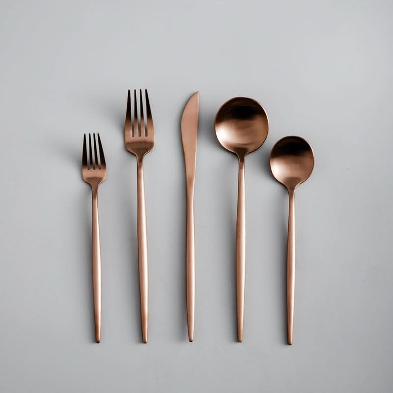 Skanto | Minimalist Bestikksett i Rustfritt Stål