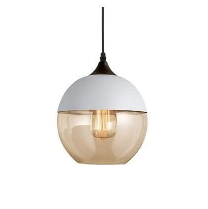 Håndgeblasene Pendelleuchte fra Glas og Holz, Verstellbar