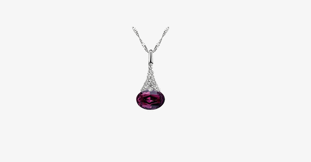 Skanto | Crystal Water Drop Pendant - Multicolor Østerrikske Krystaller med Hummerlås