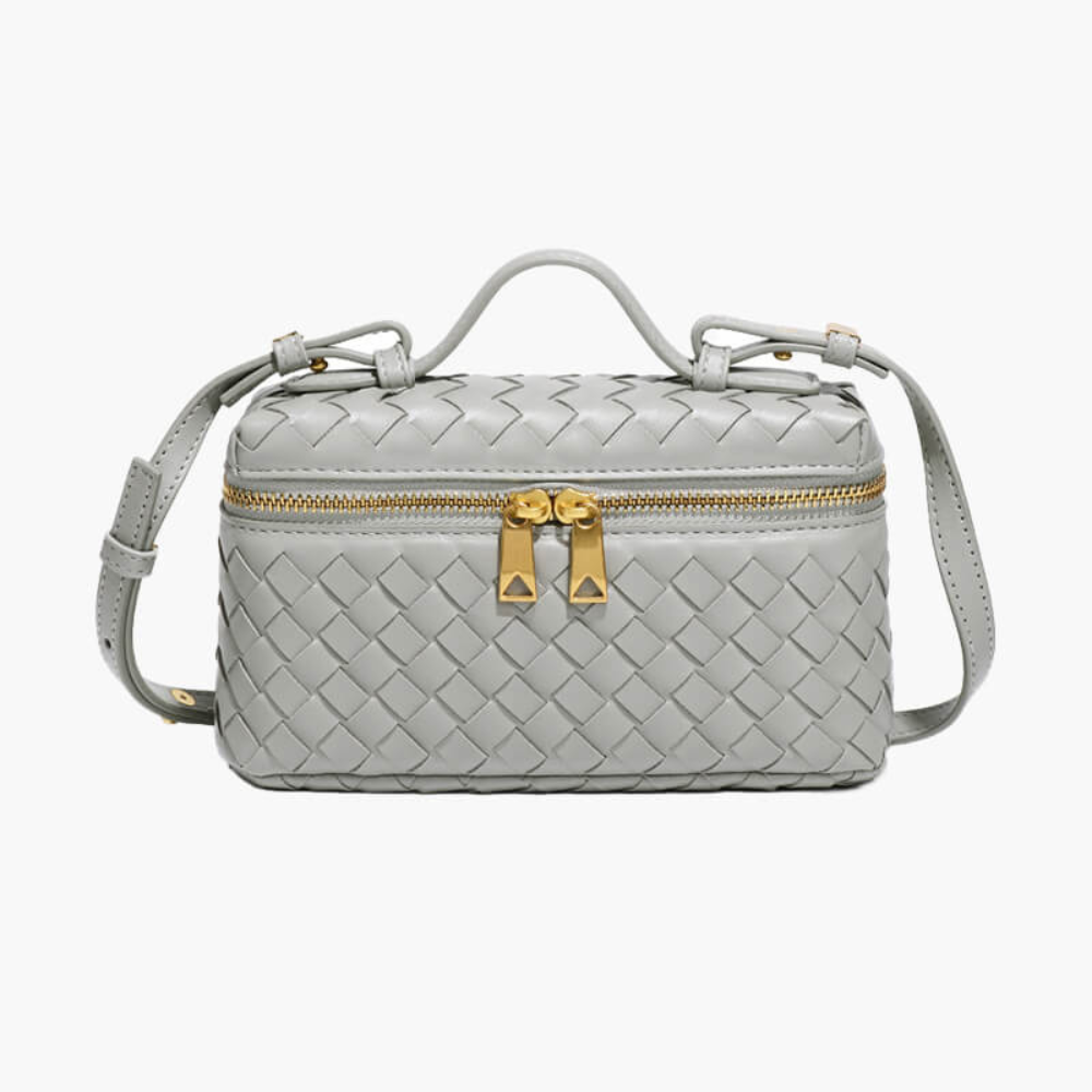 Skanto | Yashna – Kvinners Trendy Vevd Crossbody Bag Kompakt & Chic Håndveske