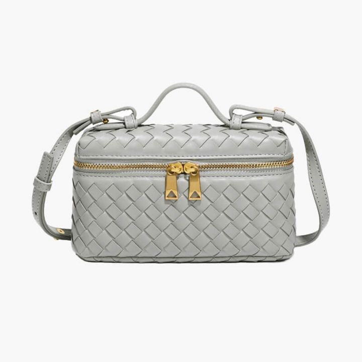 Skanto | Yashna – Kvinners Trendy Vevd Crossbody Bag Kompakt & Chic Håndveske