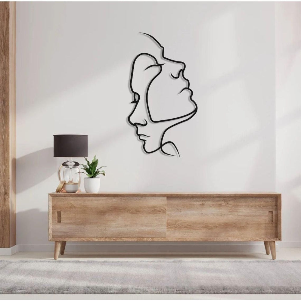 Minimalist Veggdekor med Abstrakt Uttrykk av Kjærlighet Skanto