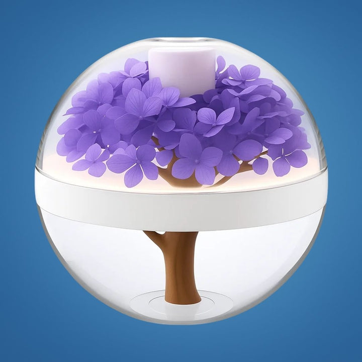 SereniGlow | Essensielle olje diffuser luftfukter – Ultrasonisk kjølig damp – USB-oppladbar – LED nattlys for soverom og barnerom Skanto