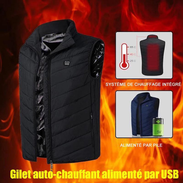 Men's heated vest insulated | Skanto