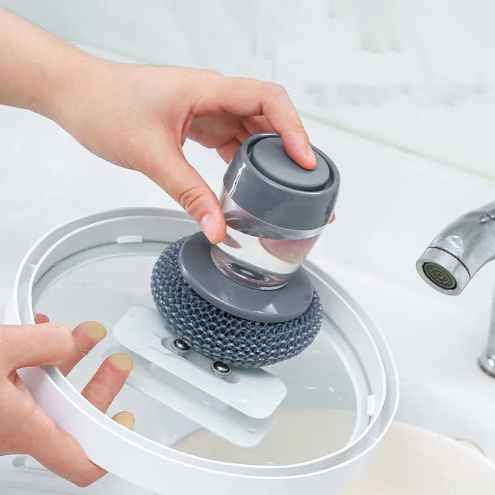 Skanto | Kjøkken såpe dispenser håndbørste
