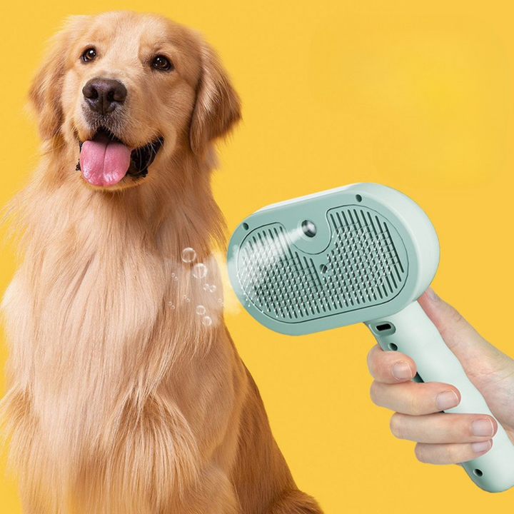 Skanto | Pet Steam Brush for Gentle Grooming Cats and Dogs