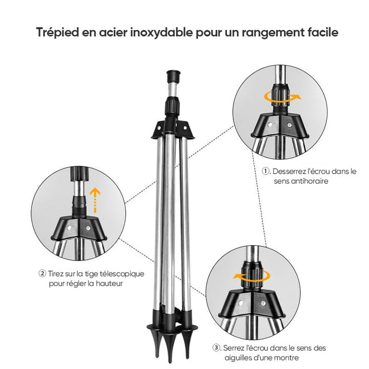 Tripod rotasjonskompensasjon | Skanto