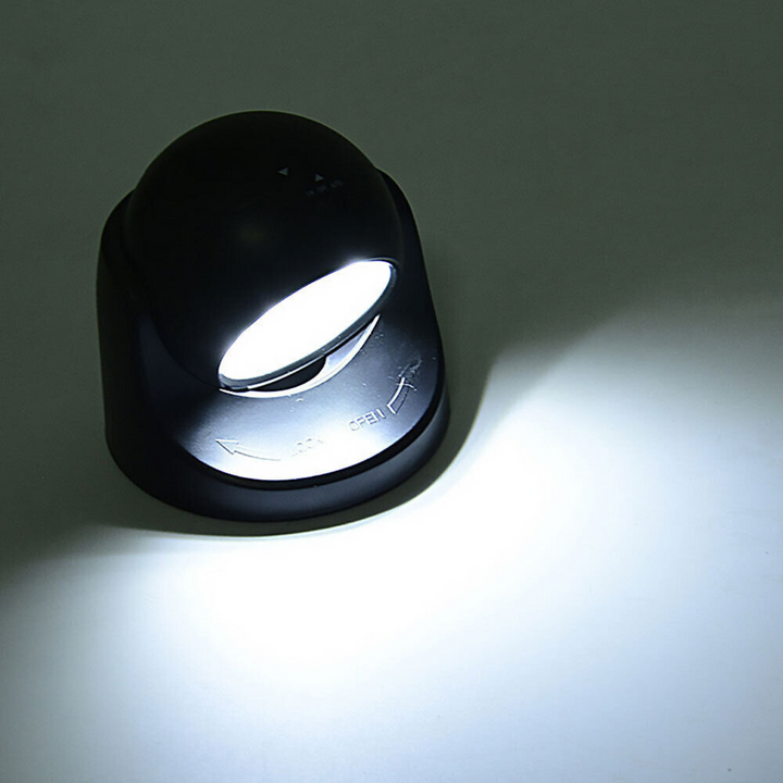 Skanto | Trådløse batteridrevne eksterne sikkerhetslys – Bevegelsessensor LED spotlight for hjem, hage og veggbelysning