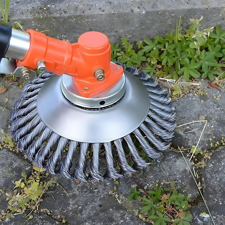 Skanto | Gressklipping Turbo Hode – Universell 6-Blad Ugressbørste for Trimere