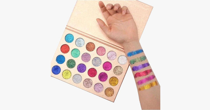 Skanto | Glam & Glitter Øyenskyggepalett
