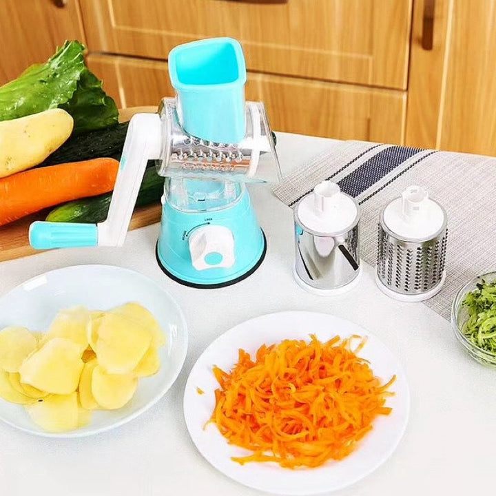 3-i-1 roterende ostekutter grønnsaks slicer | Skanto