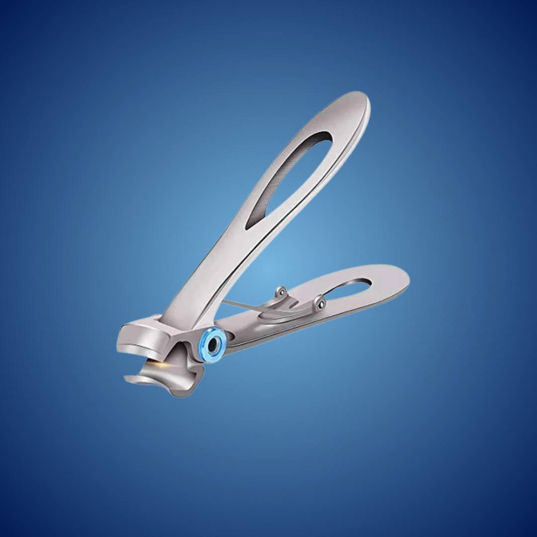 PrecisionTrim Rustfritt Stål Bred Kjevehåndklipper | for Tykke Negler - Skarpe Blader - Ergonomisk Design for Enkel Negleklipping Skanto