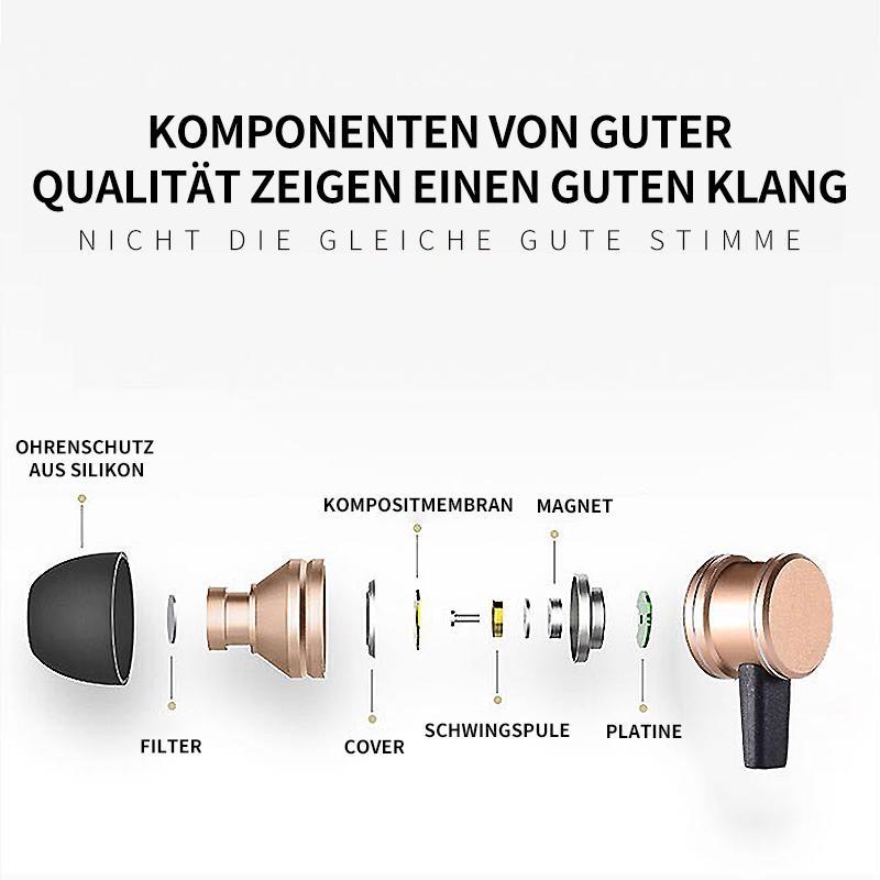 Skanto | Bluetooth-Hodetelefoner, Stereo In-Ear Hodetelefoner, Sikker Passform For Sport, Treningssenter, Reise (Vanntett, Støyreduserende Mikrofon)