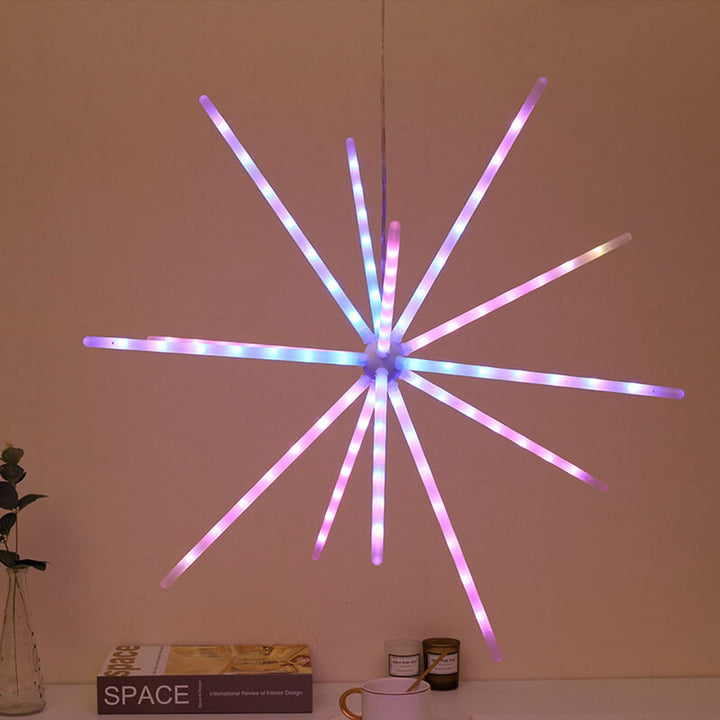 Skanto | Kreativ RGB Illusjon Vannmølle Fyrverkeri LED Lyskæde