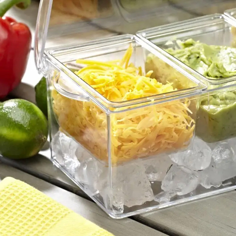 Ice Chilled Condiment Tray Set | Skanto