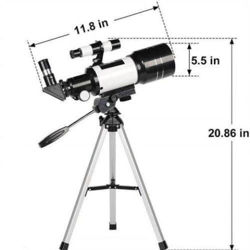 Skanto | Profesjonelt astronomisk teleskop med 150x zoom – Perfekt for måneskue