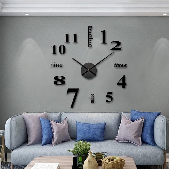 DIY Moderne stansfri veggklokke | Skanto