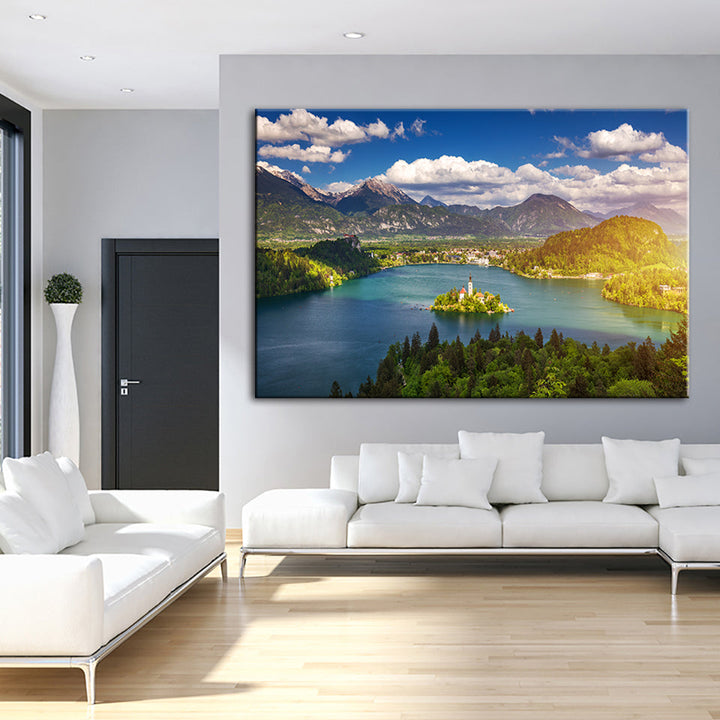 Peace Of The Land - Lerret Veggkunst Maleri