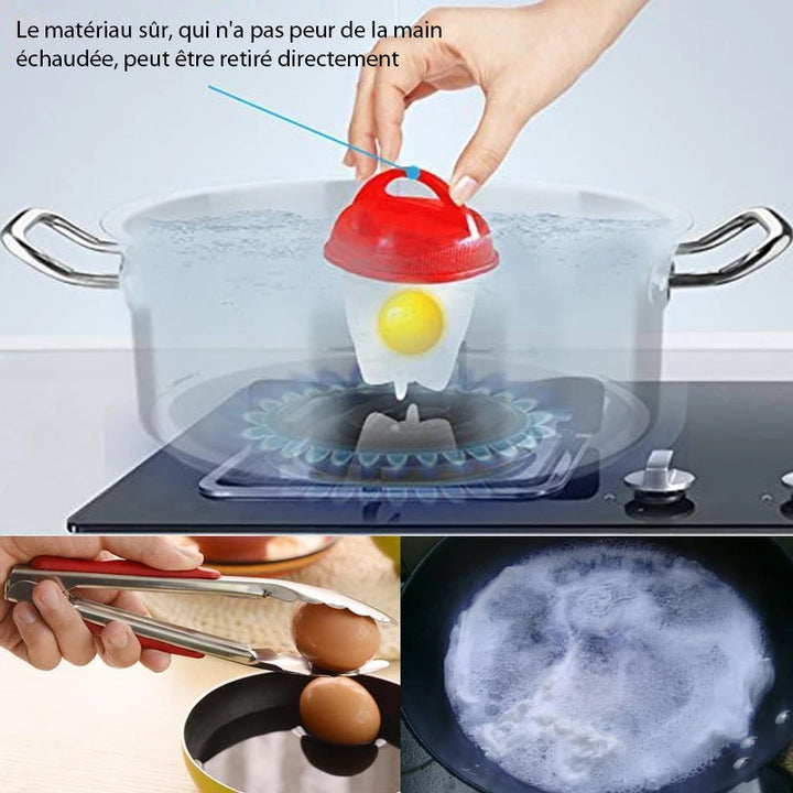 Mini Egg Cooker, Set med 6 Deler | Skanto