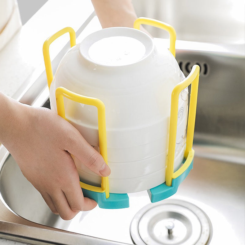 Bowl Plate Holder Drain Rack | Skanto