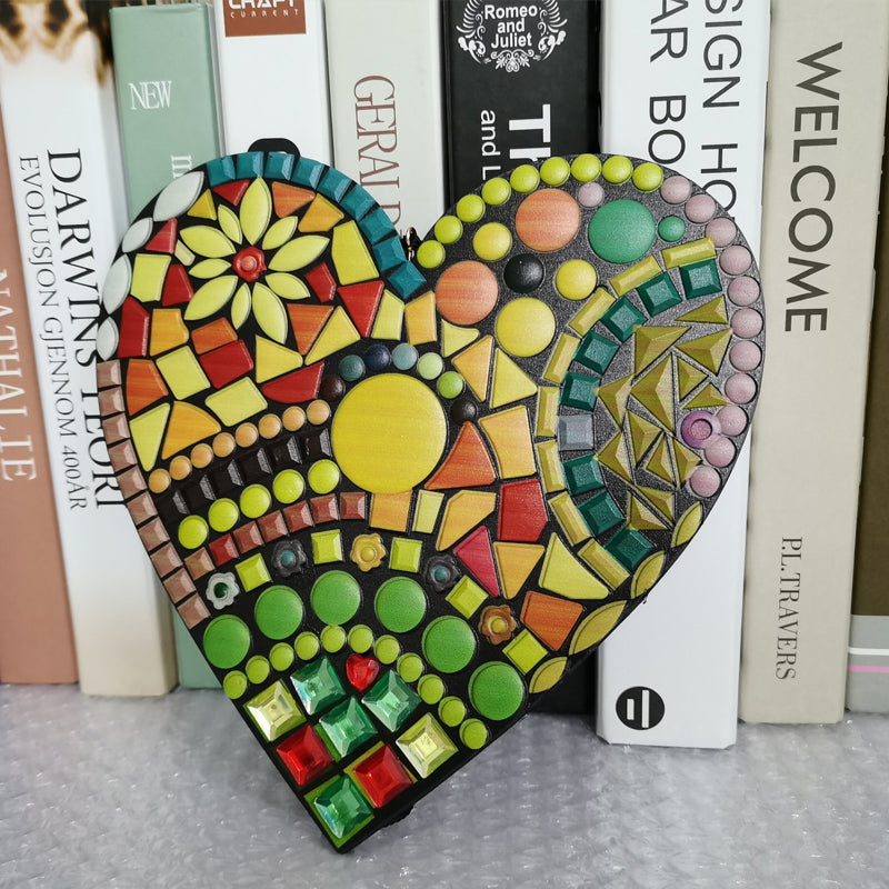 Large Garden Mosaic Heart Decoration | Skanto