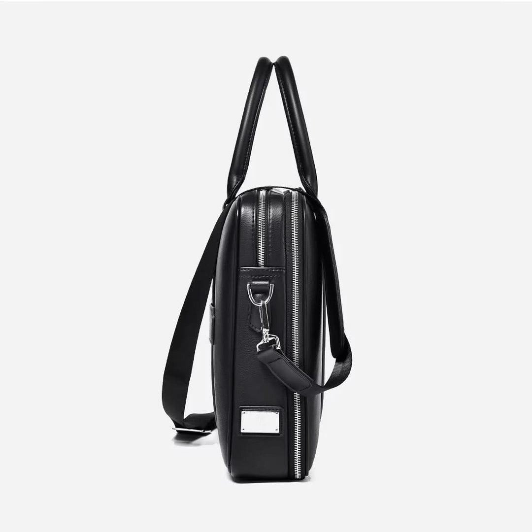 Skanto | Manhattan Læder Forretnings Laptop Dokumentmappe Crossbody Håndtaske