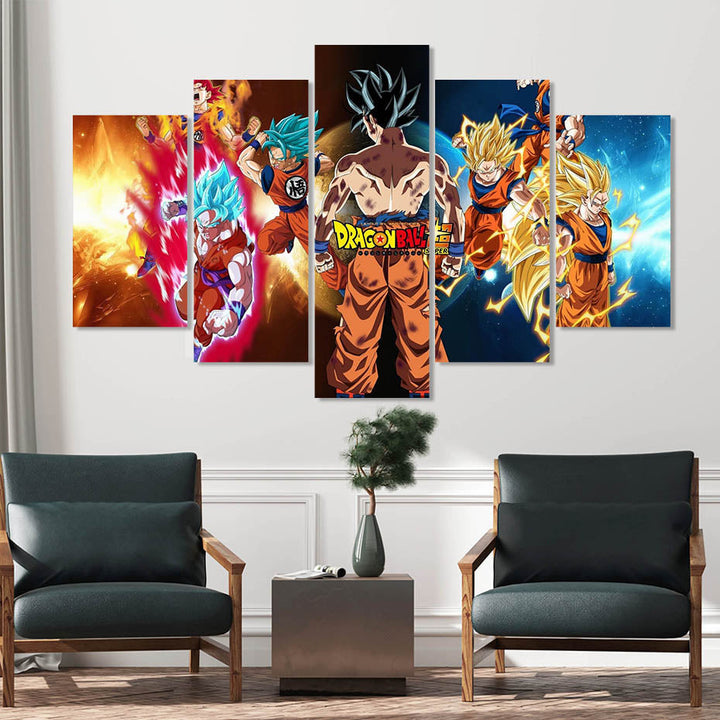 Dragon Ball Z - Lærred Veggkunst Maleri