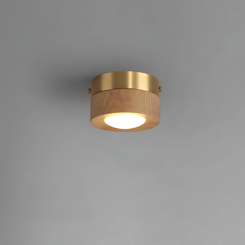 Skanto | | Valnøtt taklampe med LED spotlights