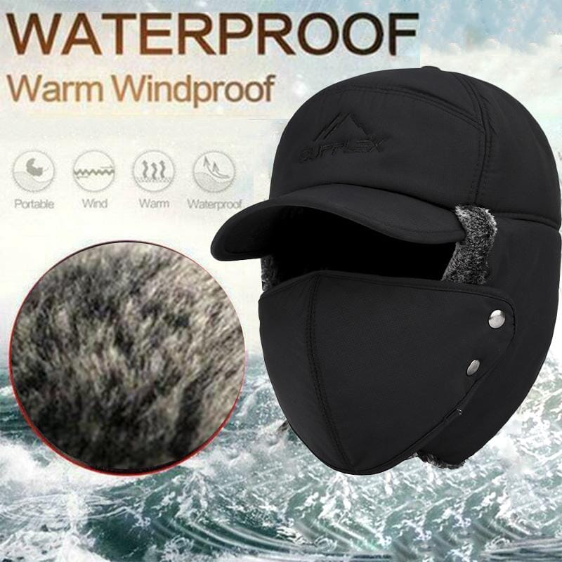 Skanto | Unisex vindbestandig & varm & øre- og ansiktsbeskyttende hatt