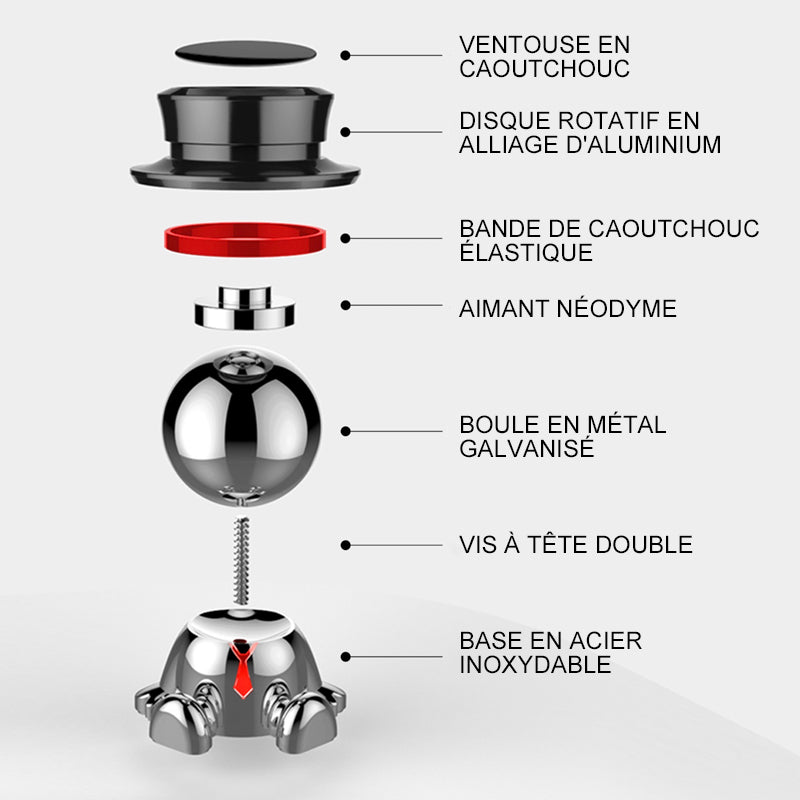 Søt 360° roterende magnetisk telefonholder | Skanto