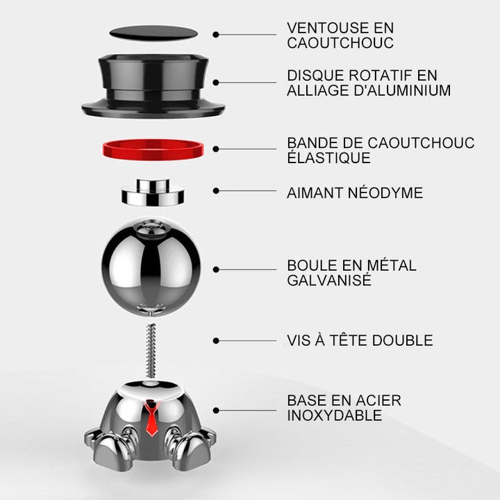 Søt 360° roterende magnetisk telefonholder | Skanto