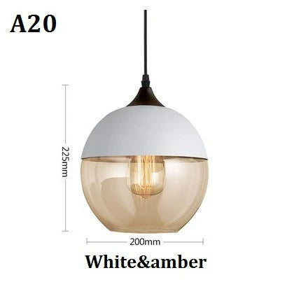 Skanto | EternaGlow Pendellampe laget av Glass og Tre | Elegant Design for Ditt Hjem