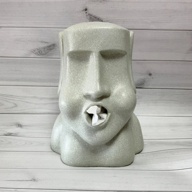 Stein Statue Tissue Box | Skanto
