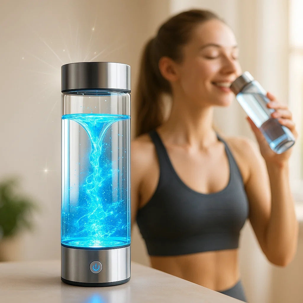 Skanto | Hydrogen Water Bottle | USB Rechargeable, Anti-Inflammatory & Perfect for Daily Hydration and Wellness