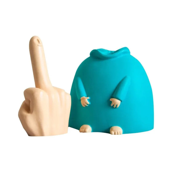 Skanto | Liten Blå Midtfinger Ornament